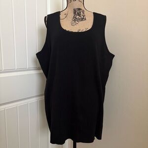 Belle by Kim Gravel Black Sweater Shell Tank